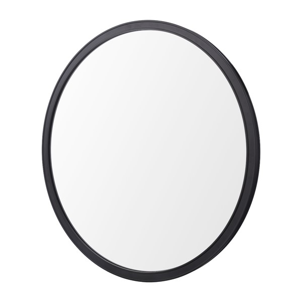 (image for) Laura Ashley Harrington Mirror Matt Black and Mirror 60cm